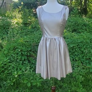 Faux Leather skater dress